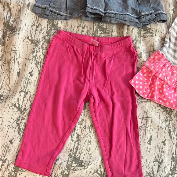 Girls' Denim Dress and Pink Outfit Set - Picture 4 of 4